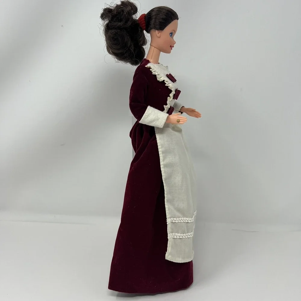 Barbie Doll Pilgrim Vintage 1966 Mattel Burgundy‎ Velvet Dress Malaysia